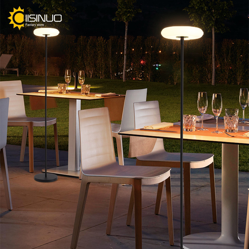 Outdoor Lighting Transformer - Außen-Stehlampe, solarbetriebenes Licht, 4400 mAh, wiederaufladbarer