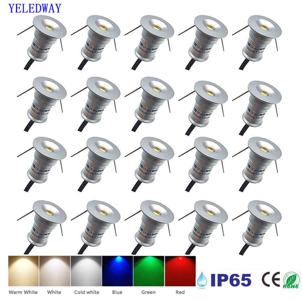 Outdoor Lighting Restaurant - 1W Kleiner Einbau-Downlight Außenstrahler IP65 Küchenschrank