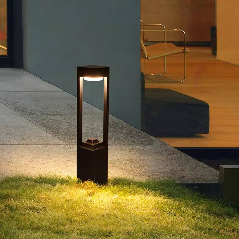 Outdoor Lighting Art - Leuchtende Stehlampe für den Innenhof, Solar-LED-Außenbeleuchtung,