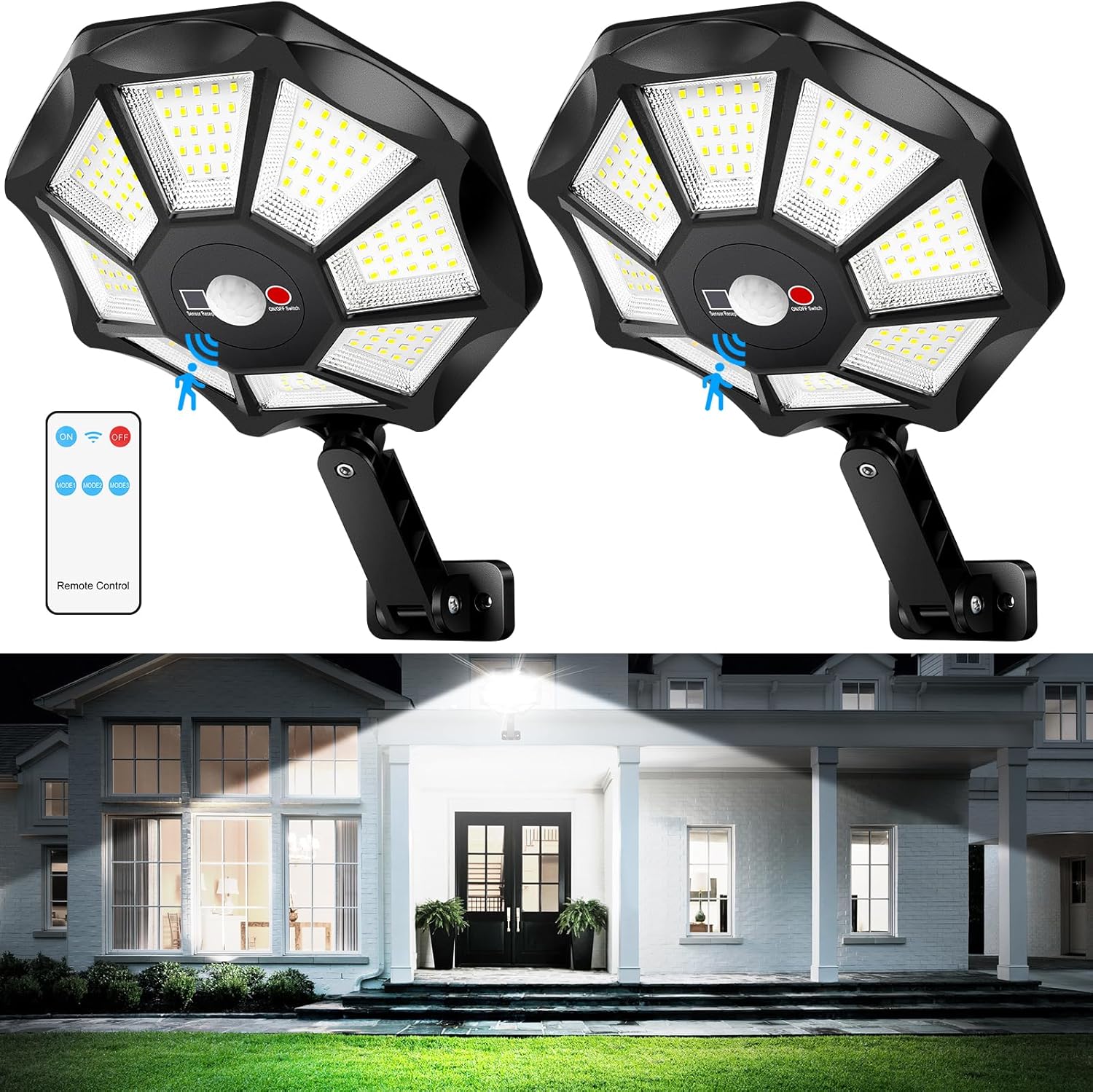 Outdoor Lighting Transformer - Solarleuchten für den Außenbereich, wasserdicht, 6500K,