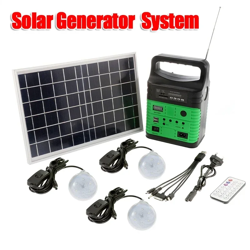 Outdoor Lighting Transformer - Tragbares Camping Solarstrom generators ystem Sonnen