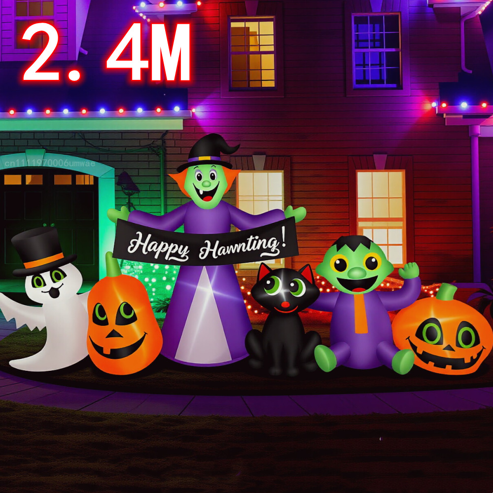 Outdoor Lighting For Front Of House - 2,4 m große Halloween-Dekoration mit aufblasbarer