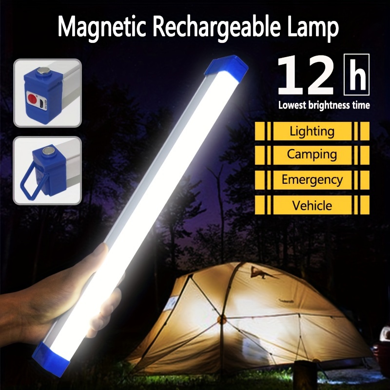 Outdoor Lighting Ideas - Superhelle LED-Taschenlampe, USB wiederaufladbar, Notlicht, Camping,