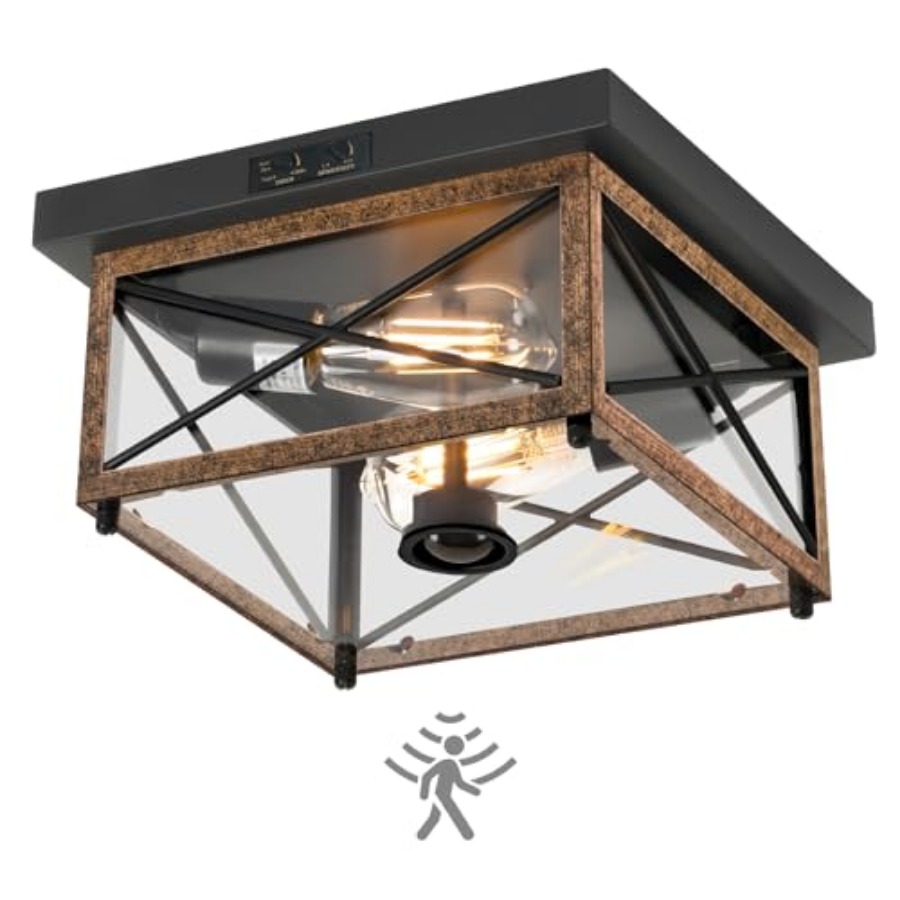 Outdoor Lighting Motion Sensor - Außen-Deckenleuchte mit Bewegungssensor, Aufputz-Veranda-Deckenleuchten für den