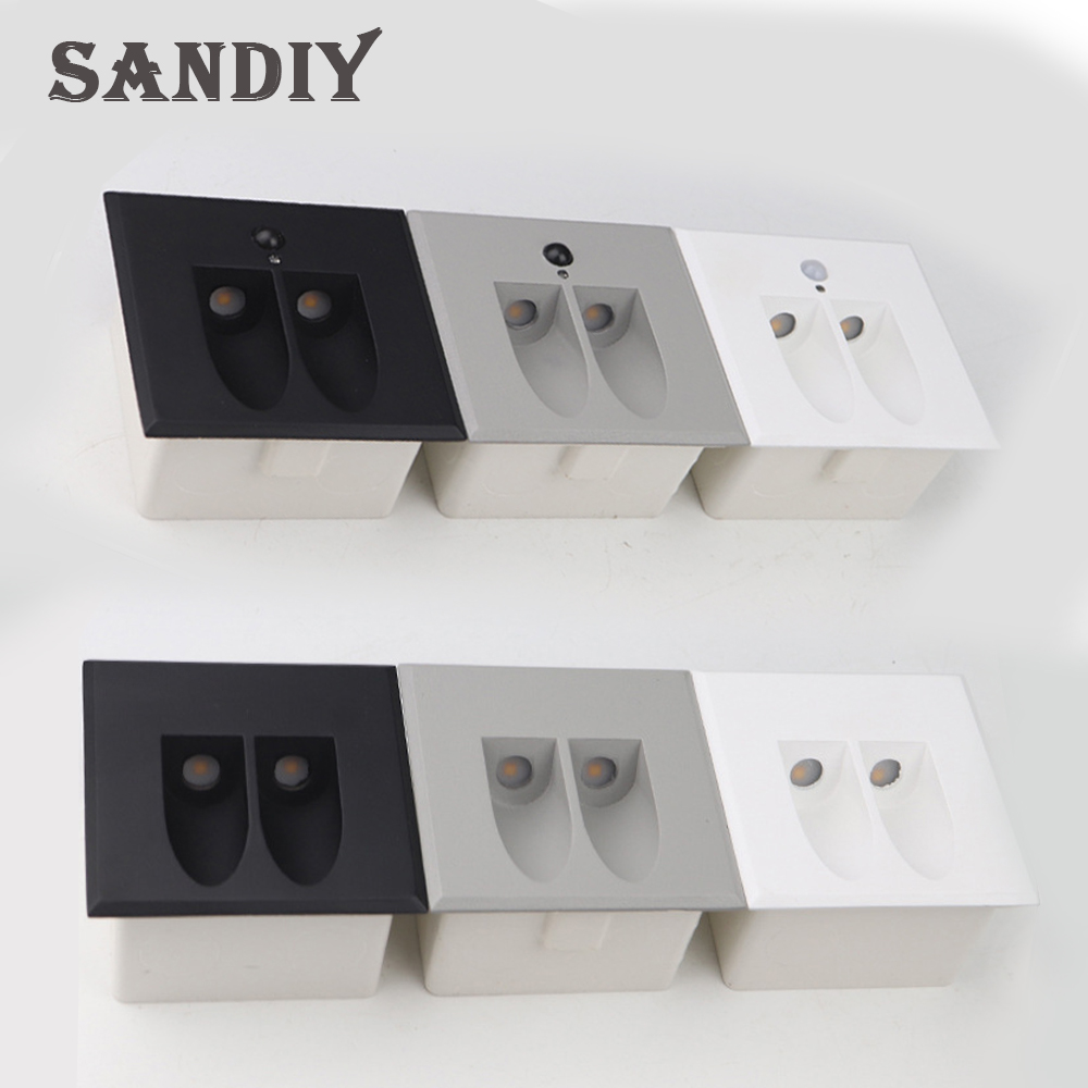 SANDIY  Sensor Wandlampe Wasse – Outdoor Lighting On Stairs Bewertung und Preis