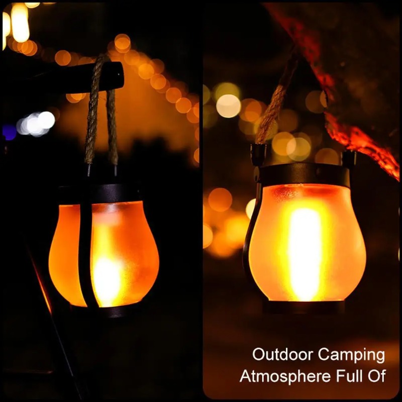 Solar-Flammenlampe USB-Aufladb – Solar Lantern Hanging Bewertung und Preis