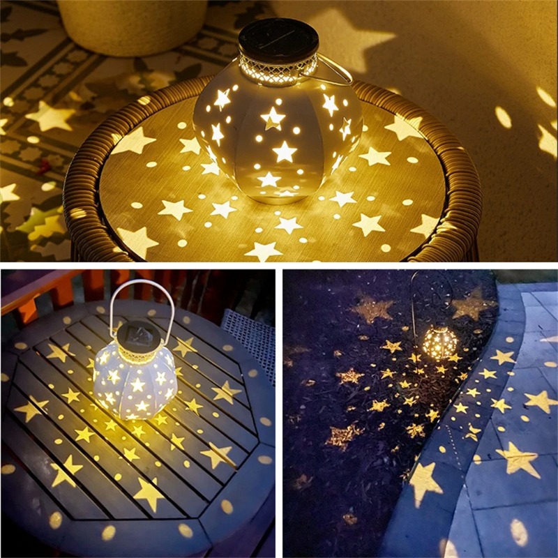 Garten-Sternprojektor-Lampe Hä – Solar Lantern Hanging Bewertung und Preis