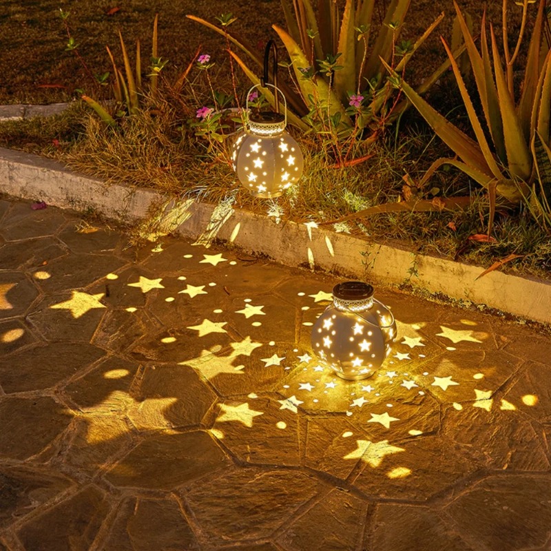 Garten-Sternprojektor-Lampe Hä – Solar Lantern Hanging Bewertung und Preis