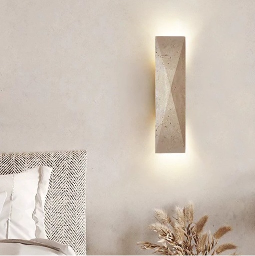 Gelbe Travertin-Wandleuchte fü – Outdoor Lighting Rental Bewertung und Preis