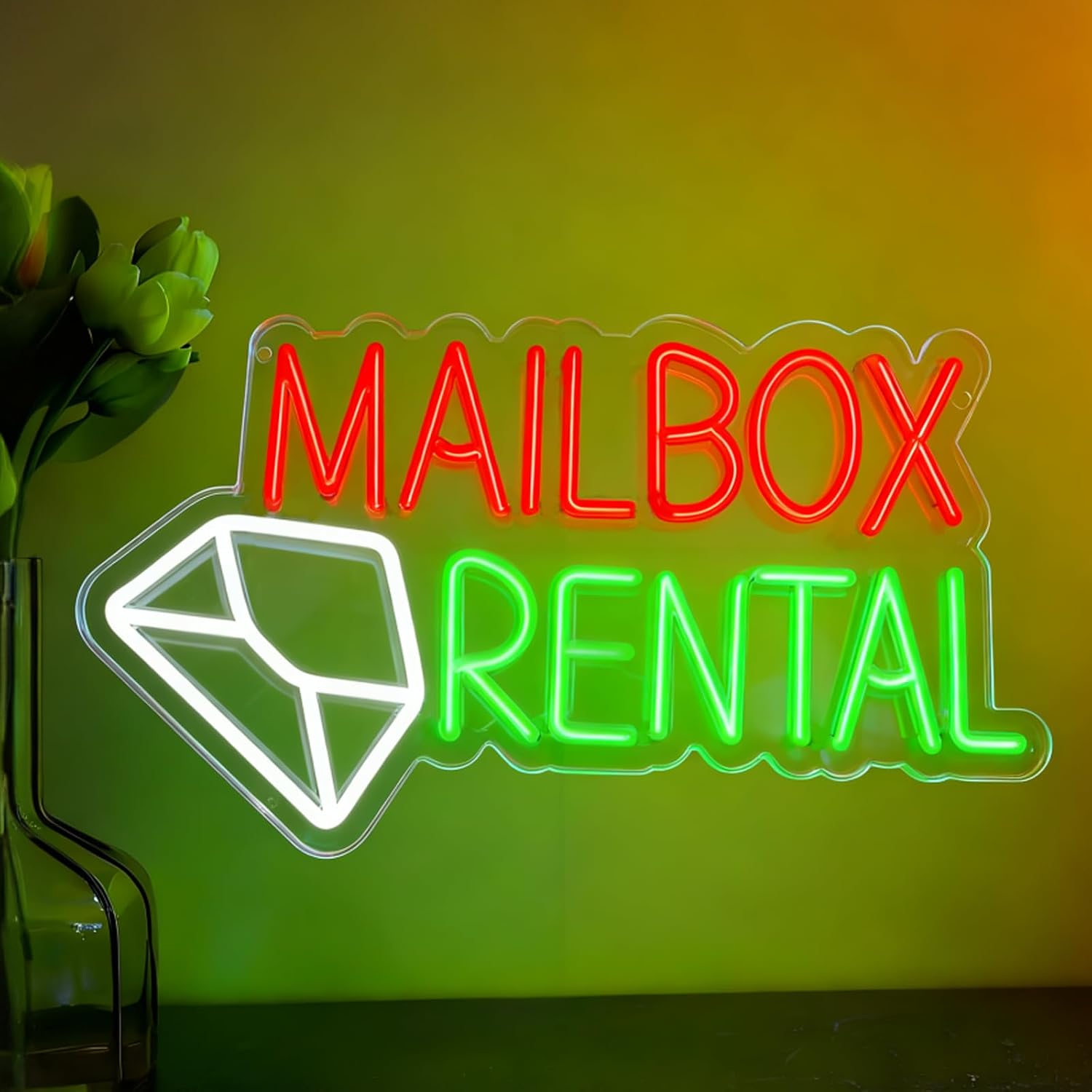 LED-Neonschild für Briefkasten – Outdoor Lighting Rental Bewertung und Preis