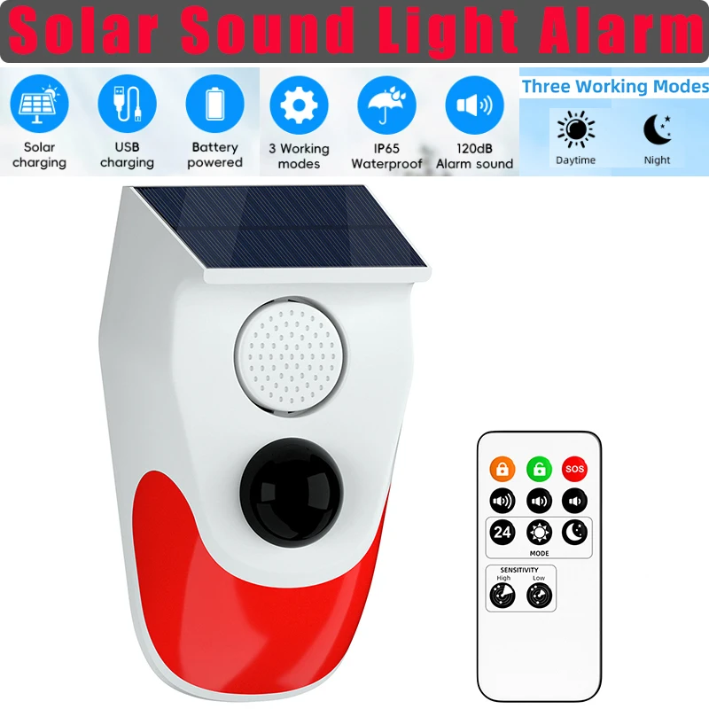 Solar-Sound-Licht-Alarm, kabel – Outdoor Lighting Motion Sensor Bewertung und Preis