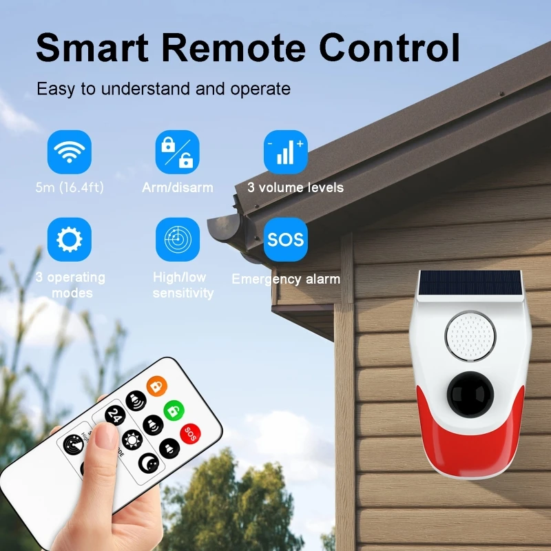 Solar-Sound-Licht-Alarm, kabel – Outdoor Lighting Motion Sensor Bewertung und Preis