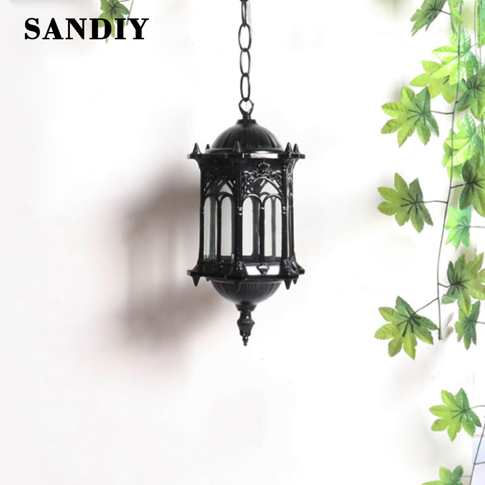 SANDIY Außenpendelleuchte Retr – Outdoor Lighting Restaurant Bewertung und Preis