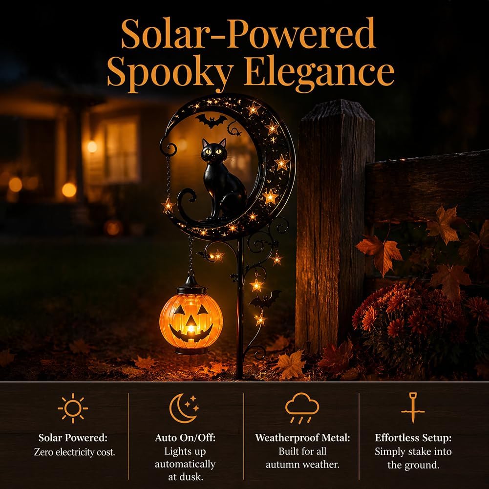 Solar-Halloween-Gartenleuchte  – Outdoor Lighting Construction Bewertung und Preis