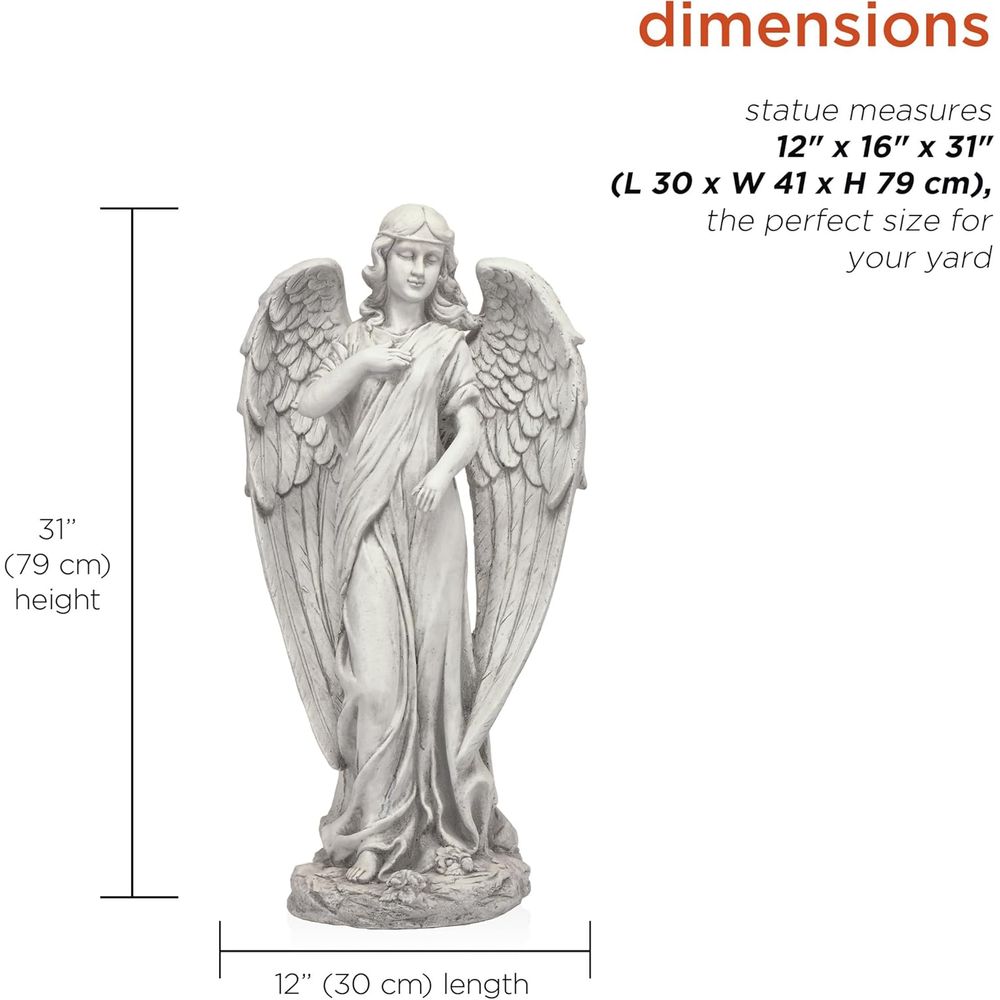 79 cm hohe Engel-Statue für dr – Outdoor Lighting Art Bewertung und Preis