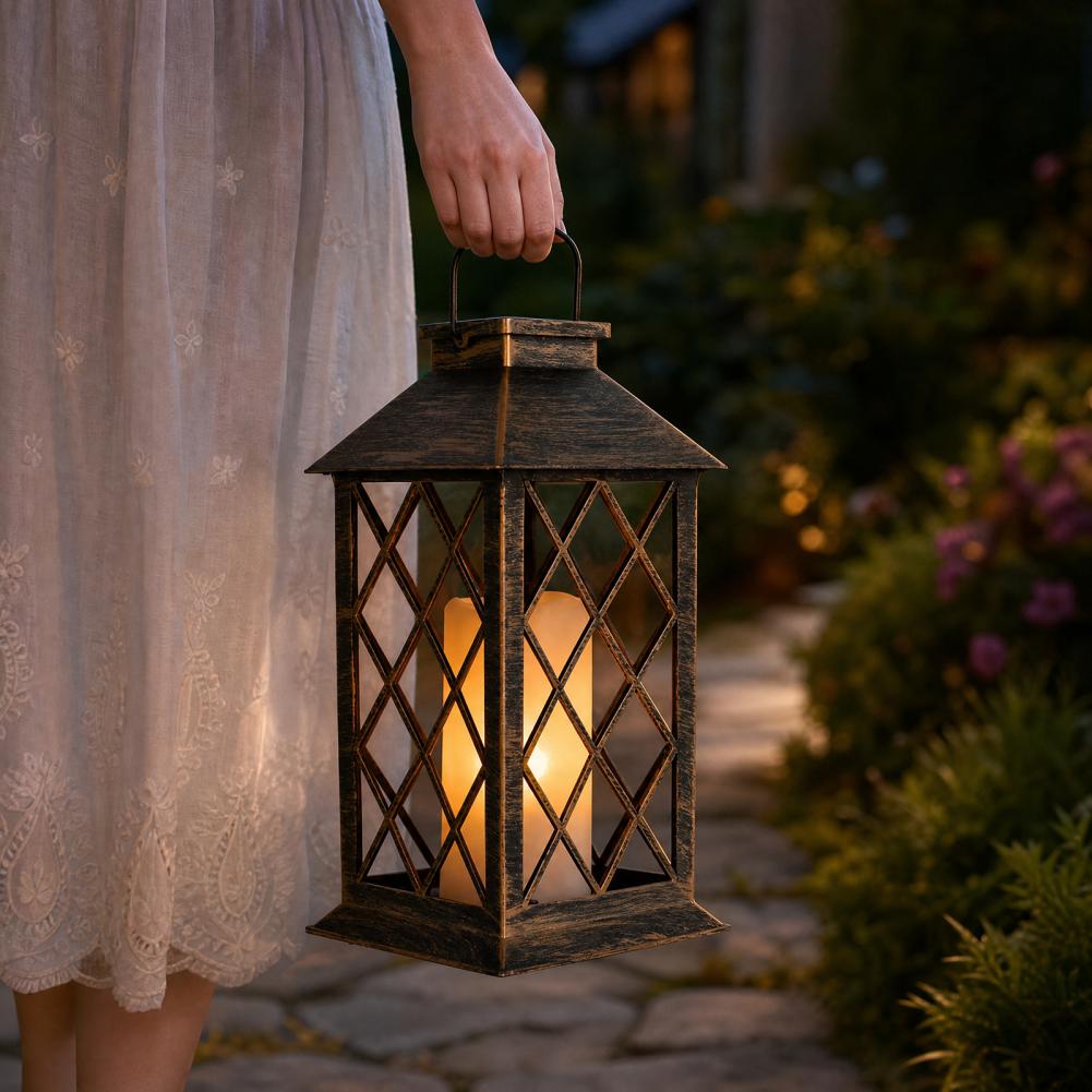 Retro-Solarlaterne, Solar-Kerz – Solar Lantern Hanging Bewertung und Preis