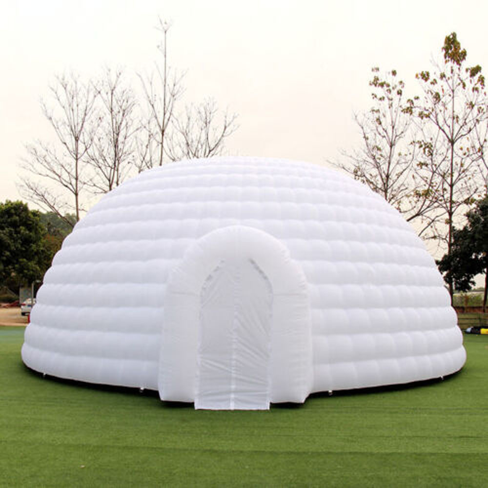 Weißes aufblasbares Iglu-Kuppe – Outdoor Lighting Rental Bewertung und Preis