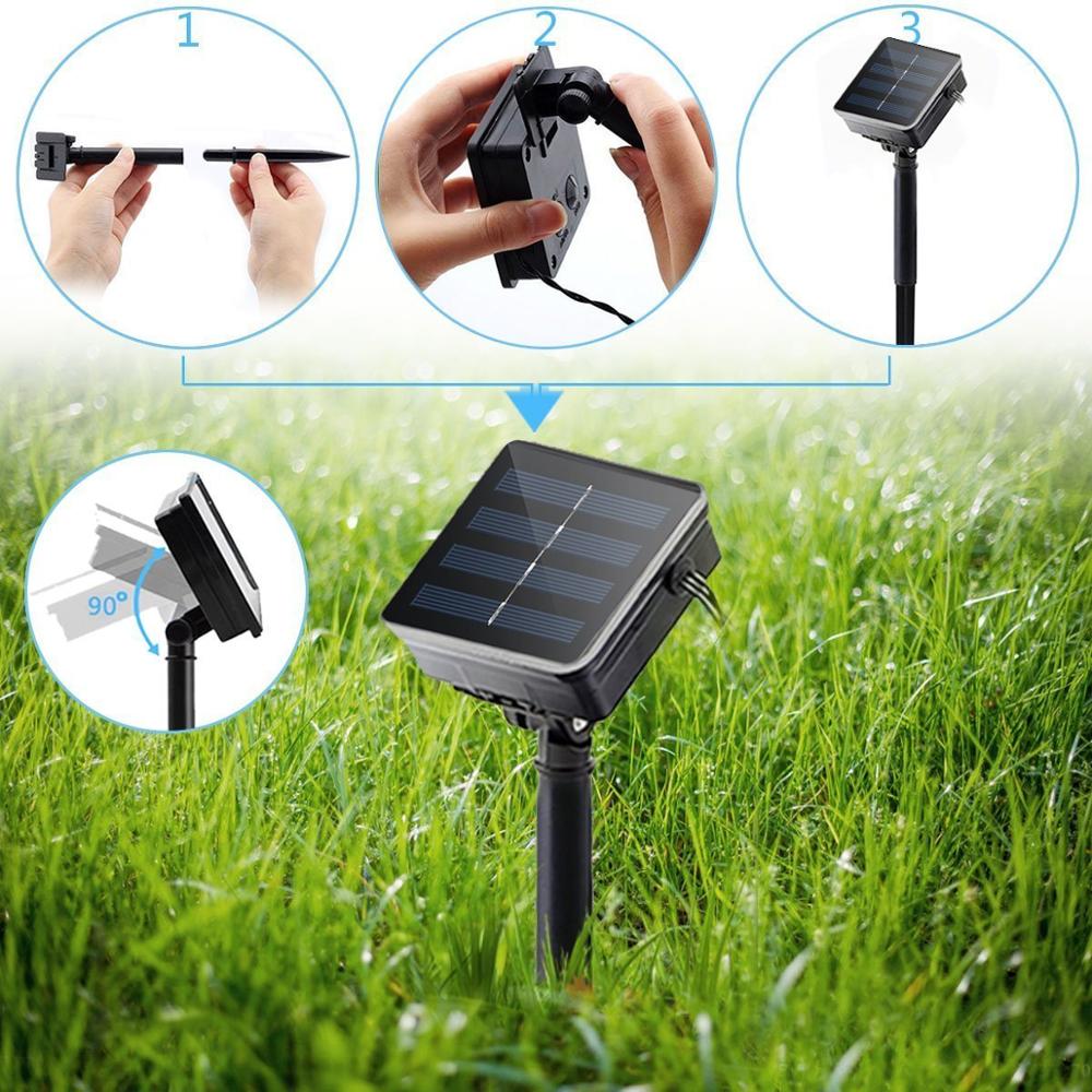 50/100/200 LED Solar-Lichterke – Outdoor Lighting For Front Of House Bewertung und Preis