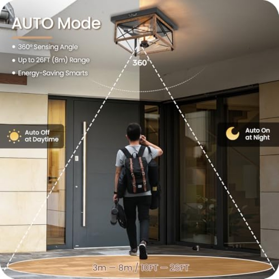 Außen-Deckenleuchte mit Bewegu – Outdoor Lighting Motion Sensor Bewertung und Preis