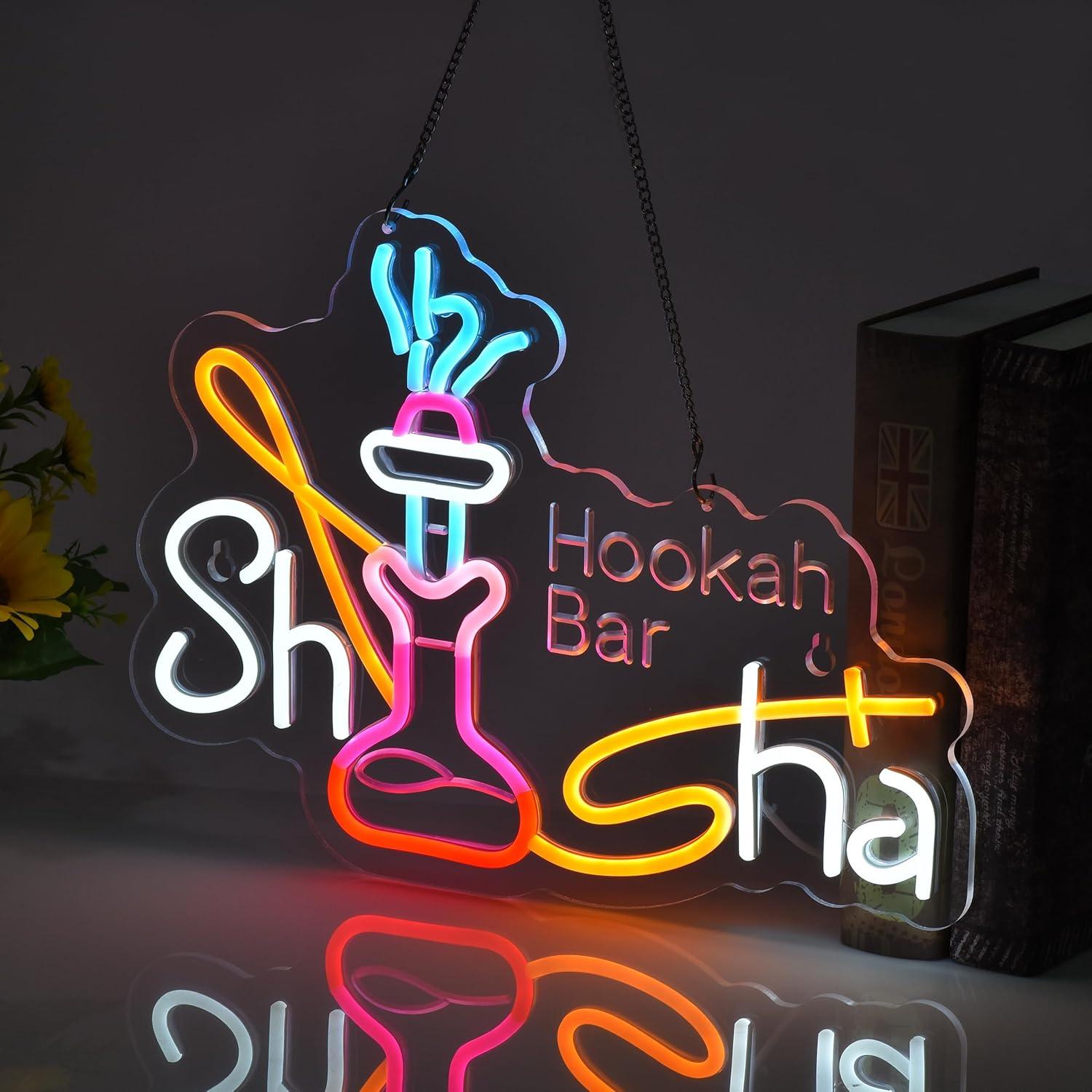Shisha Neon-Schild, dimmbare U – Outdoor Lighting Restaurant Bewertung und Preis