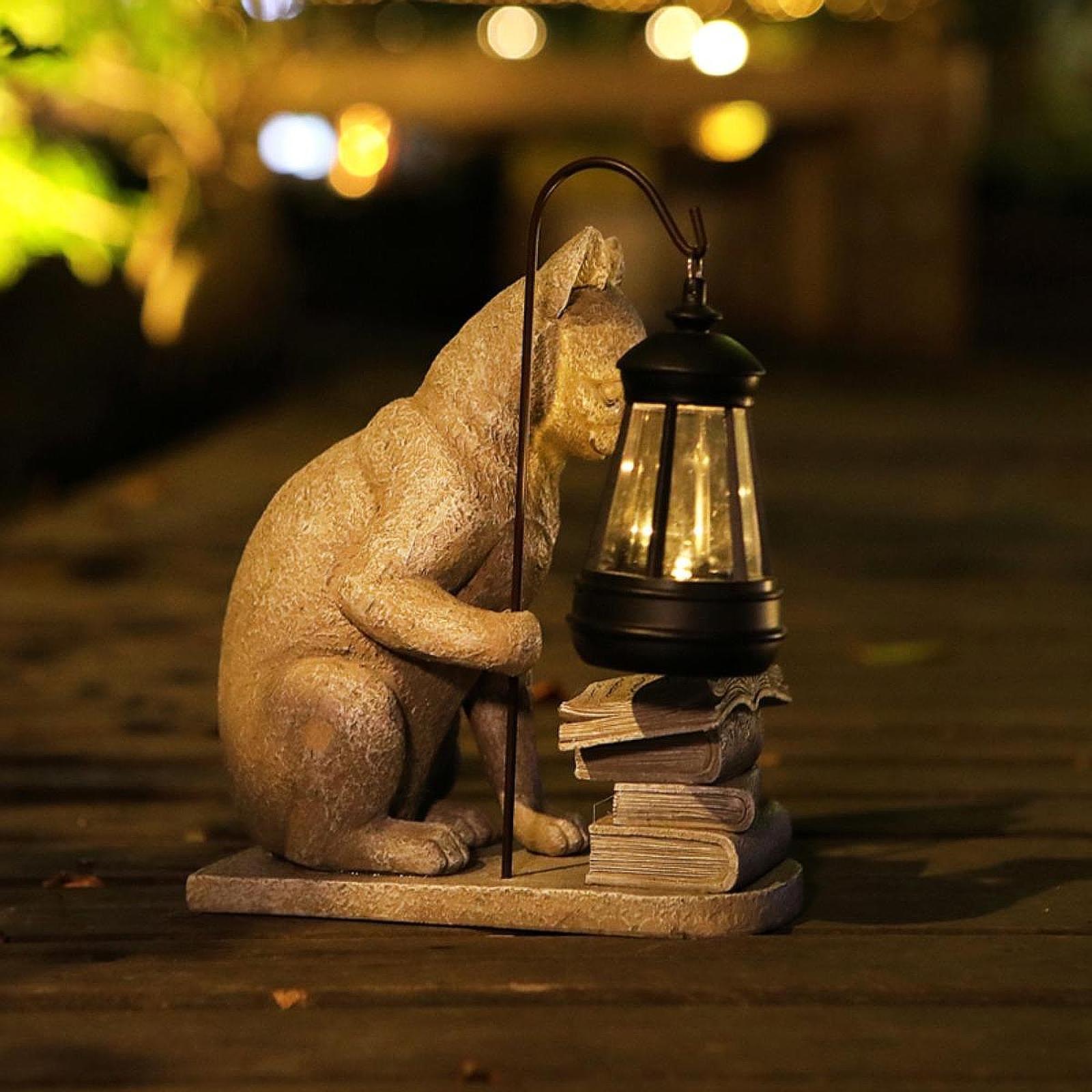 Katze Solar Garten Mini Statue – Outdoor Lighting Art Bewertung und Preis