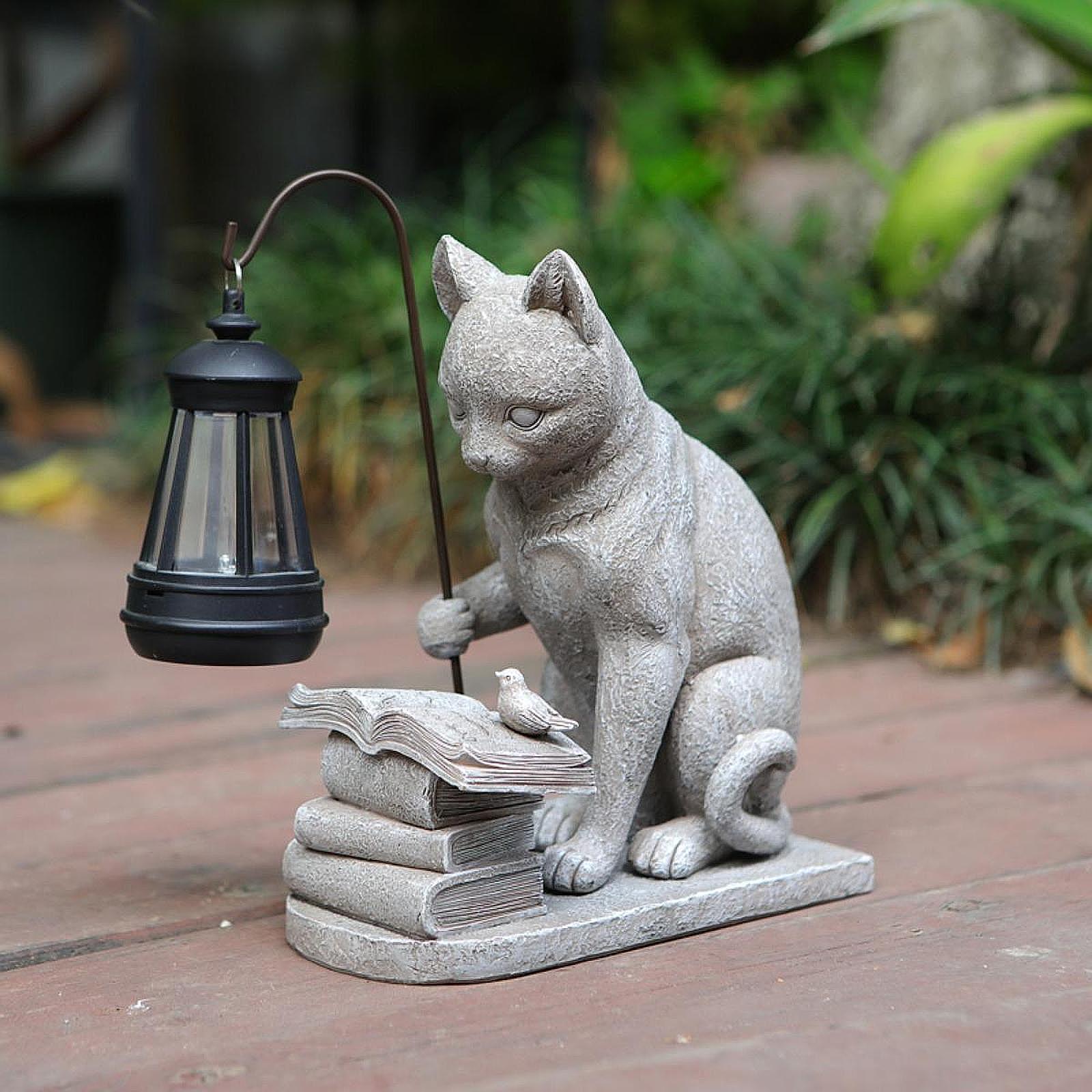 Katze Solar Garten Mini Statue – Outdoor Lighting Art Bewertung und Preis