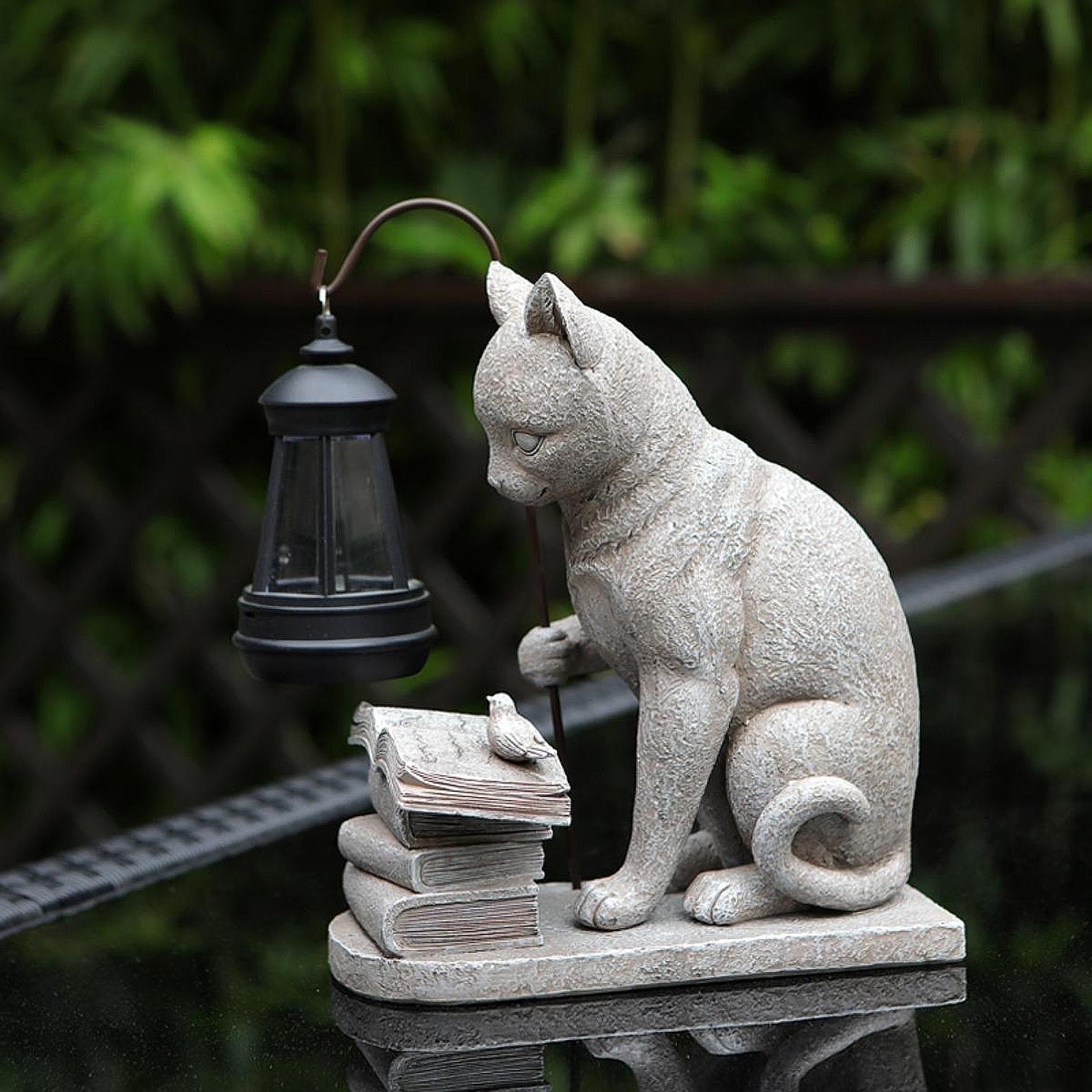 Katze Solar Garten Mini Statue – Outdoor Lighting Art Bewertung und Preis