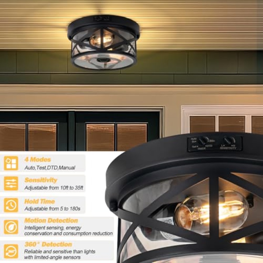 Deckenleuchte mit Bewegungsmel – Outdoor Lighting Motion Sensor Bewertung und Preis