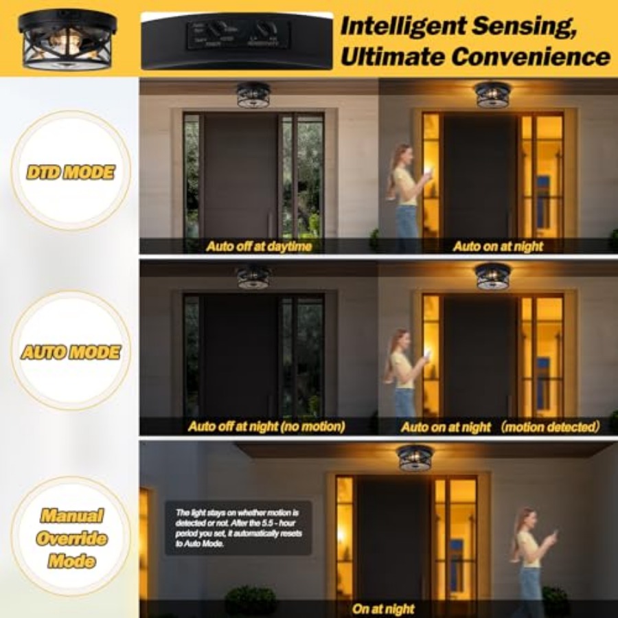 Deckenleuchte mit Bewegungsmel – Outdoor Lighting Motion Sensor Bewertung und Preis