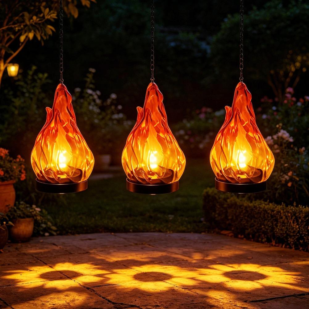 Solar-Flammen-Hängelaterne, IP – Solar Lantern Hanging Bewertung und Preis