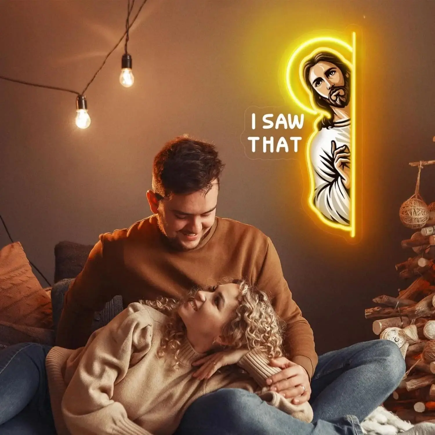 Jesus LED-Neonschild 'I Saw Th – Outdoor Lighting Restaurant Bewertung und Preis