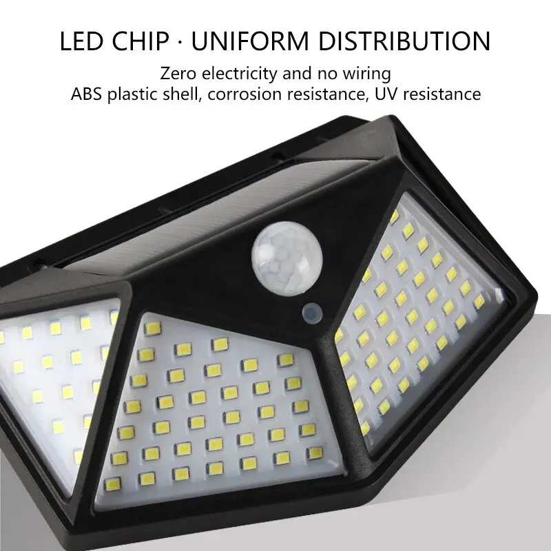 Bewegungssensor 100LED Solar-W – Outdoor Lighting Motion Sensor Bewertung und Preis