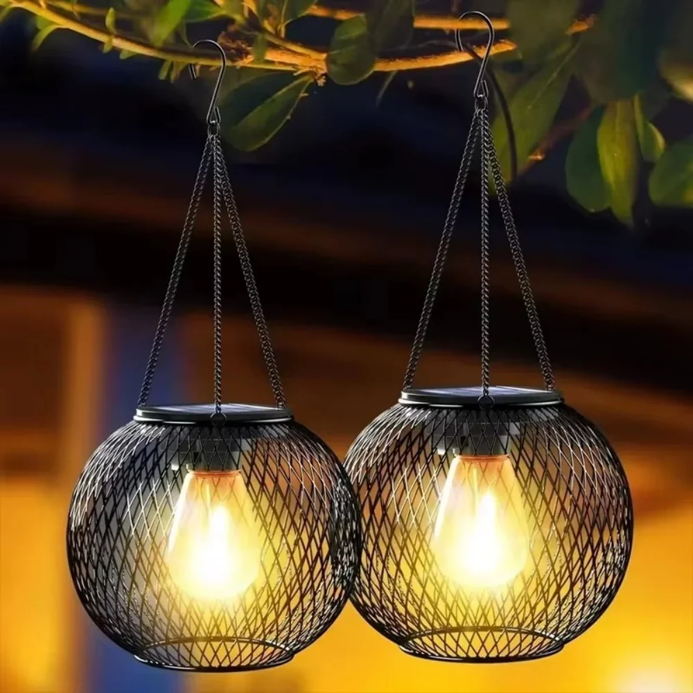 Solar-Laterne aus Eisen, kugel – Outdoor Lighting Art Bewertung und Preis