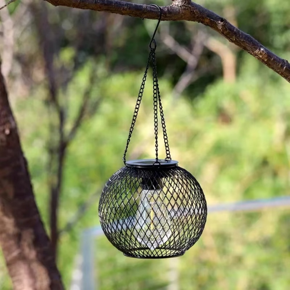 Solar-Laterne aus Eisen, kugel – Outdoor Lighting Art Bewertung und Preis